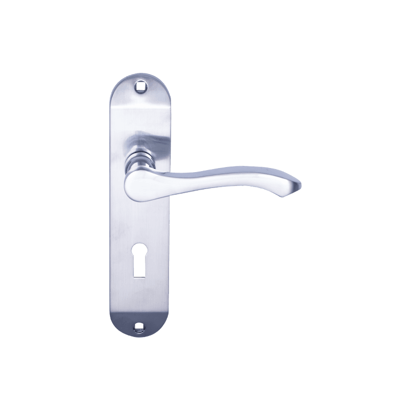 DH180A31L Smart håndtagsdørhåndtag på plade satin krom
