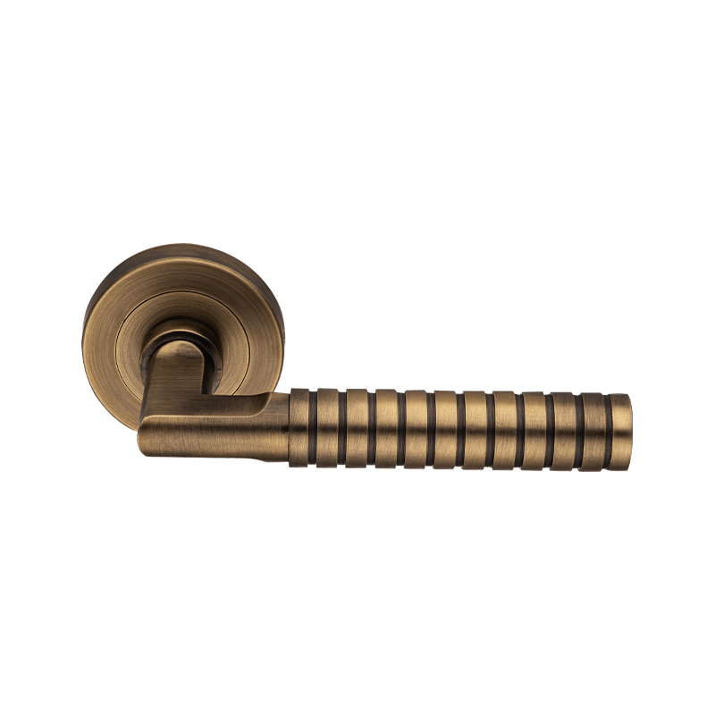 Spiral på dørhåndtaget håndtag Matt Antique Bronze